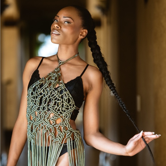 Handmade Macramé Rope Dress Festival - Picture 12 of 16